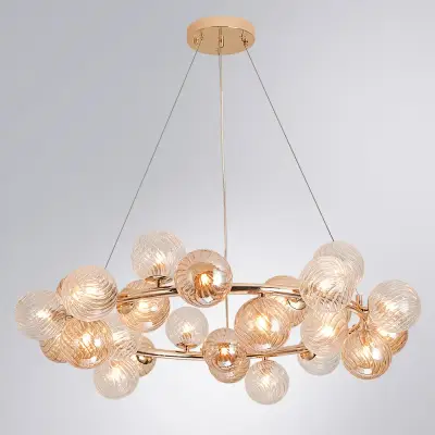 Подвесная люстра Arte Lamp ETEREO A5261LM-25GO, 25хG9