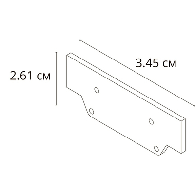 Заглушка для профиля Arte Lamp TRACK ACCESSORIES A631005E