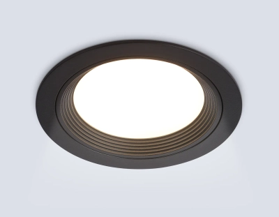 Светильник встраиваемый TN51802 BK черный GX53 max 15W D110*23