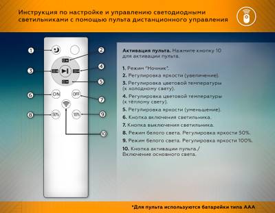 Потолочный светодиодный светильник FL51457/1+1 WH белый 60W 3000K-6400K+4200K D500*110 (ПДУ РАДИО 2.4G)