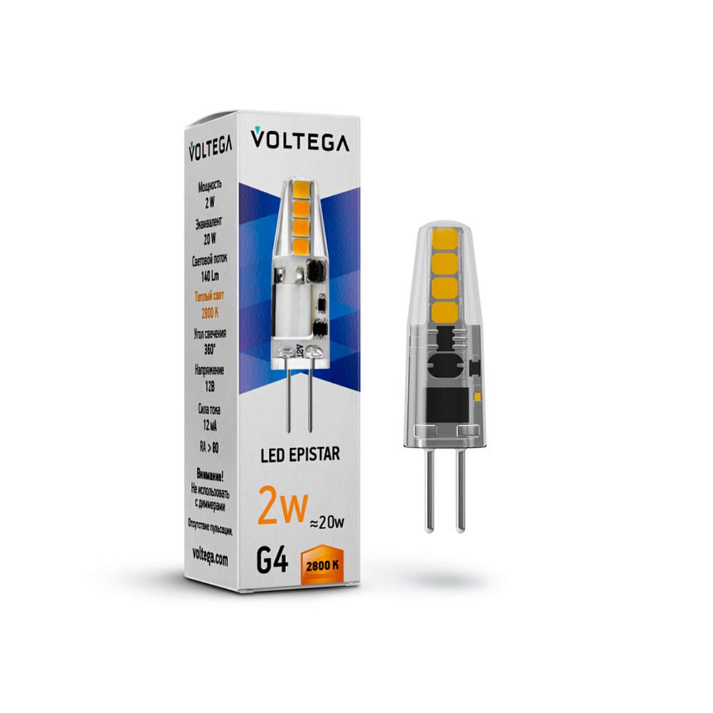 Светодиодная лампа Simple Capsule 2W 2800K G4 12V, 7142. TM Maytoni
