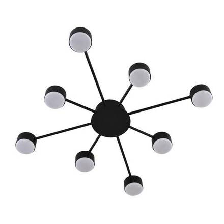 8344/8C COMFI LN26 251 черный, металл Люстра GX53 LED 8*7W 220V TORINA