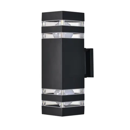 Уличный настенный светильник Arte lamp HEATHER A4413AL-2BK, 2хE27