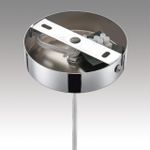 8066/1A MODERNI LN25 299 хром/серый/прозрачный, металл/стекло Подвесной светильник G9 1*20W 220V GALLO