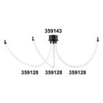 359143 KONST NT23 191 черный База для накладного монтажа светильников 359128-359133 IP20 40-120W 170-265V RAMO