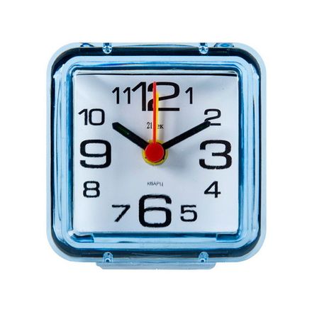 В1-002 Настольный будильник, кварц "Рубин" (10)