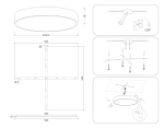Светильник светодиодный потолочный FV5536 WH белый LED 90W 4200K D600*58 (Без ПДУ)