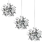 L3PL721134 Подвес тройной линейный EXTRA 3x3x5W(led) G9  (721134 - 3 + 572124 -1) ХРОМ Lightstar