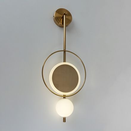 Настенный светильник Arte Lamp POLARIS A2604AP-7GO, 1хLED