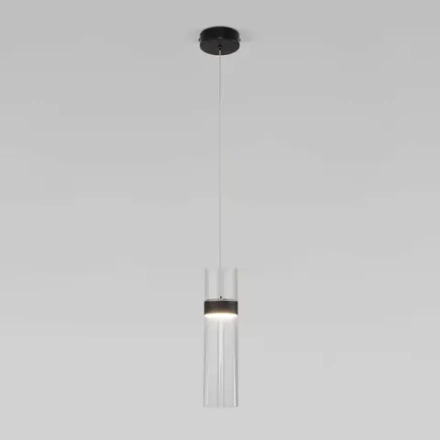 Подвесной светильник 50244/1 LED черный/прозрачный, LED