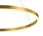 08212,36A(3000K) Подвес Тор латунь d40 h150 Led 24W (3000K) 2 типа крепления