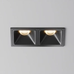 Встраиваемый светильник Альфа / Alfa LED 20 Вт 3000 К 50°, DL043-02-10W3K-SQ-B-1. TM Maytoni