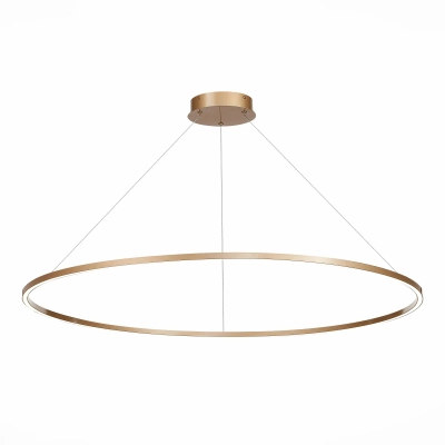 ST605.243.57 Светильник подвесной ST-Luce Золотистый/Белый LED 1*57W 4000K