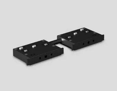 Коннектор питания прямой для шинопровода Magnetic 48V 10mm GL2030 BK черный IP20 120*10*37