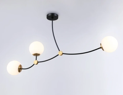 Подвесной светильник TR2568/3 BK/SB черный/бронза E27/3 max 60W 1130*150*540