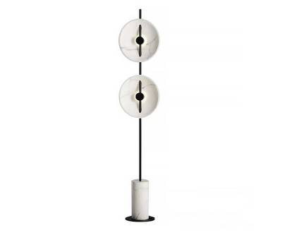 08451-2F,19(01) Торшер Велси черный/белый d32 h165 Led 2*6W (3000K) (комплект состоит из 2х коробок)