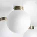 812021 Люстра GLOBO 1х40W E14 antique bronze/white Lightstar