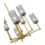 SL1240.303.08 Люстра подвесная ST-Luce Латунь/Дымчатый E27 8*60W