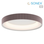 7766/56L AVRA LED SN 576 Светильник металл/белый/мокко LED 56Вт 3000/4000/6000K D500 IP43 ССТ SHARMEL