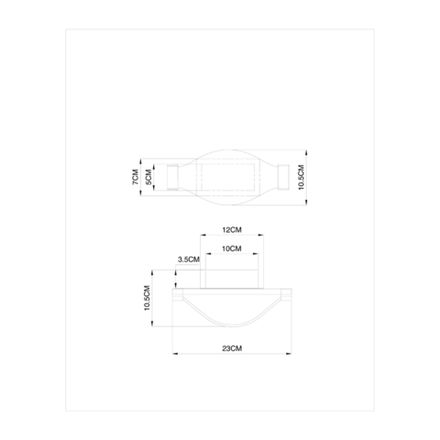 Настенный светильник Arte lamp GRACE A1868AP-1PB, 1хLED