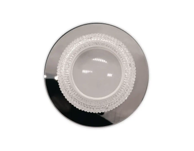 Встраиваемый точечный светильник TN350 CH/CL хром/прозрачный GU5.3+3W (LED WHITE) D95*45