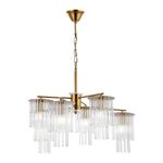 SLE1122-303-06 Люстра подвесная Латунь/Прозрачный E14 6*40W