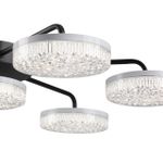 8236/7CL LEDIO LN25 черный, металл/акрил Люстра потолочная с пультом ДУ LED 90W 3000-6000К 220V DIDANA