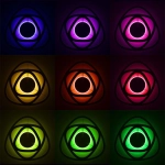 Citilux Неон Смарт CL731A330E RGB Умная подвесная люстра Белая