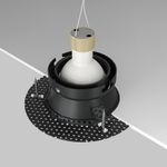 Встраиваемый светильник Dot GU10 10Вт DL042-01B. TM Maytoni