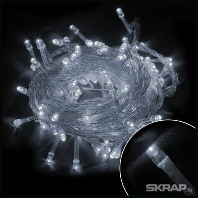 Электрогирлянда светодиодная LED100-8-W