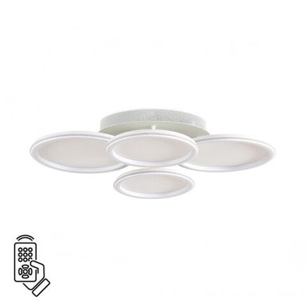 8380/95CL LEDIO LN26 000 белый, металл/акрил Умная люстра потолочная с ПДУ и голосовым управлением LED 95W 3000-6500К 220V ALIS SMART
