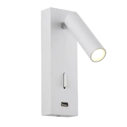 Бра Crystal Lux CLT 210W USB WH 1400/468