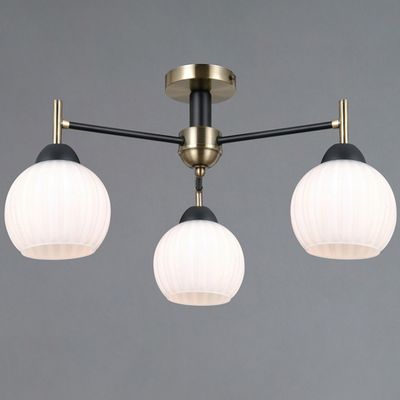 IL0579-3CSQ-25 BK AB TRENTO светильник потолочный