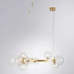 Подвесная люстра Arte Lamp VINCENT A7790SP-10GO, 10хG9