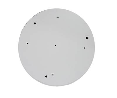 G07545-3a Основание круглое с тремя отверстиями d-40