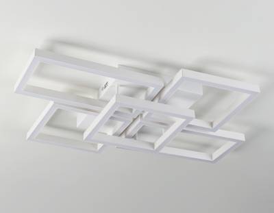 Светильник светодиодный потолочный FA1011/4+1 WH белый 90W 3000K-6400K 710*490*95 (ПДУ ИК)