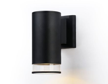Светильник уличный настенный архитектурный ST3819 BK/CL черный/прозрачный IP54 GU10 max 35W 187*90*160