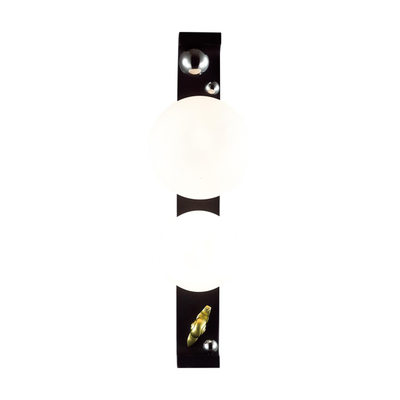 5434/2W NATURE ODL_EX26 079 черный/золотистый/хром/металл/акрил/декор металл Уличный фасадный светильник IP54 G9 2*15W max LUMA