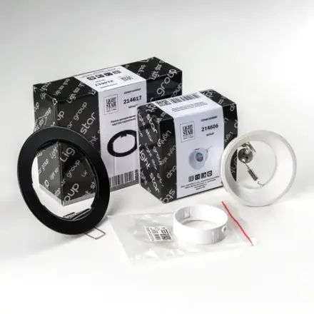 D61706WMOD Светильник DOMINO ROUND под LED модуль/лампу МR16 (214617+214606+214006)