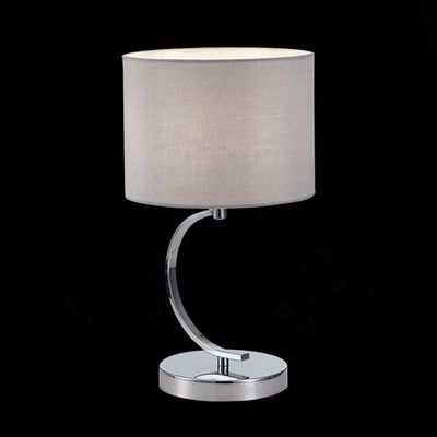 SLE105304-01 Прикроватная лампа Хром/Серый E14 1*40W