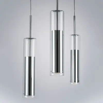 756014 Люстра CILINO 1х40W GU10 CHROME Lightstar