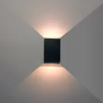 Фасадный светильник Arte Lamp ALGOL A2750AL-2BK, 2хLED