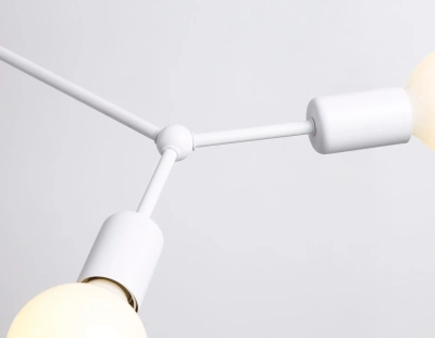 Потолочный светильник в стиле лофт TR8031/4 WH белый E27*4 max 40W D670*440