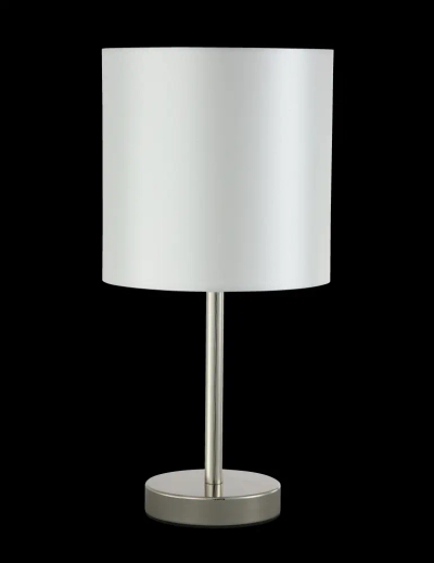 Настольная лампа Crystal Lux SERGIO LG1 NICKEL 2900/501