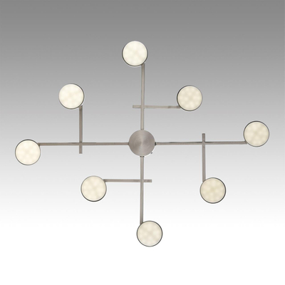 8115/8C COMFI LN26 248 никель, металл Люстра потолочная LED GX53 8*7W 220V DABRA