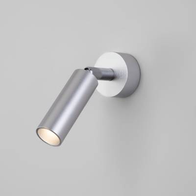 Настенный светодиодный светильник в стиле минимализм 20133/1 LED серебро