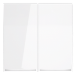 VLS000401 Клавиши для выключателя/переключателя двухклавишного с подсветкой, S70 (белый глянцевый). (ТМ Maytoni)