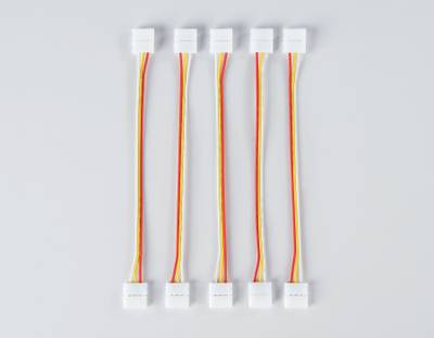 Соединитель гибкий двухсторонний для светодиодной ленты 5050 12/24V (3 конт.) 150 мм GS7701 (5шт)