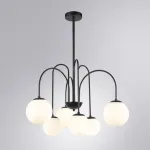 Люстра на штанге Arte Lamp MEBSUTA A1675LM-6BK, 6хE14