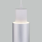 Подвесной светодиодный светильник 50204/1 LED белый/матовое серебро, LED